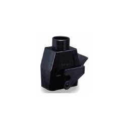 Capot câble à câble C, Polycarbonate, Polyamide, IP65, Sortie verticale, PG16